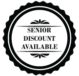 senior discount avaiable